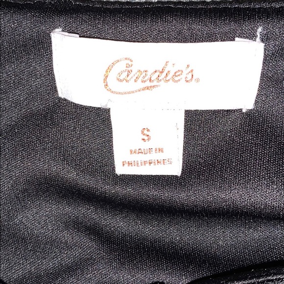 Candies Black floral Hi-Lo hem sundress - Picture 5 of 5